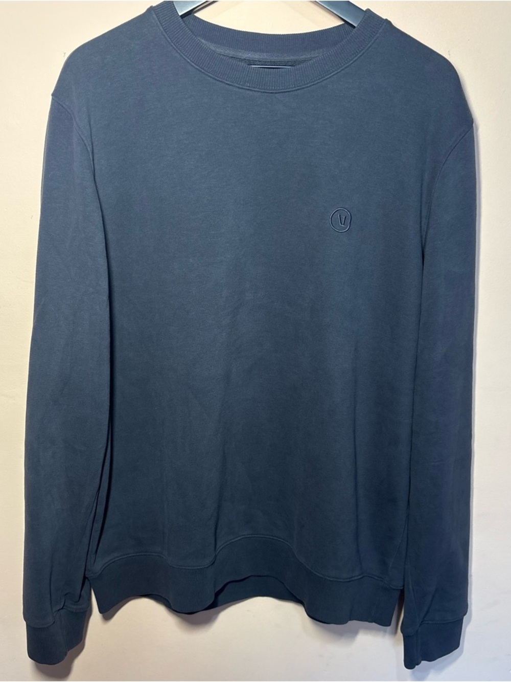 Vuori XL Crewneck Sweatshirt Blue Gray French Terry Pullover V255